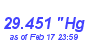 Milwaukee Weather Barometer Low Year