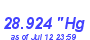 Milwaukee Weather Barometer Low Year