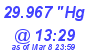 Milwaukee Weather Barometer Low Today