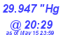 Milwaukee Weather Barometer Low Today