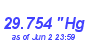 Milwaukee Weather Barometer Low Month