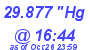 Milwaukee Weather Barometer Low Today