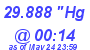 Milwaukee Weather Barometer Low Today