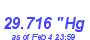 Milwaukee Weather Barometer Low Month