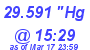 Milwaukee Weather Barometer Low Today