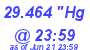 Milwaukee Weather Barometer Low Today