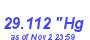 Milwaukee Weather Barometer Low Year