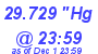 Milwaukee Weather Barometer Low Today