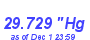 Milwaukee Weather Barometer Low Month