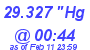 Milwaukee Weather Barometer Low Today