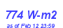 Milwaukee Weather Solar Radiation High Month