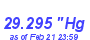 Milwaukee Weather Barometer Low Month