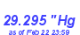 Milwaukee Weather Barometer Low Month