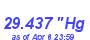 Milwaukee Weather Barometer Low Month