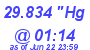 Milwaukee Weather Barometer Low Today