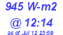 Milwaukee Weather Solar Radiation High Today