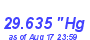 Milwaukee Weather Barometer Low Month