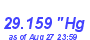 Milwaukee Weather Barometer Low Year