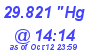 Milwaukee Weather Barometer Low Today