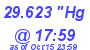 Milwaukee Weather Barometer Low Today