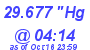 Milwaukee Weather Barometer Low Today