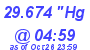 Milwaukee Weather Barometer Low Today