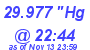 Milwaukee Weather Barometer Low Today