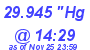 Milwaukee Weather Barometer Low Today