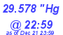 Milwaukee Weather Barometer Low Today