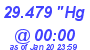 Milwaukee Weather Barometer Low Today