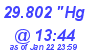 Milwaukee Weather Barometer Low Today