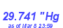 Milwaukee Weather Barometer Low Month