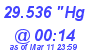 Milwaukee Weather Barometer Low Today