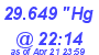 Milwaukee Weather Barometer Low Today