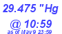 Milwaukee Weather Barometer Low Today