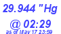 Milwaukee Weather Barometer Low Today