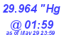 Milwaukee Weather Barometer Low Today