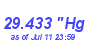 Milwaukee Weather Barometer Low Month