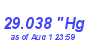 Milwaukee Weather Barometer Low Year