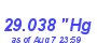 Milwaukee Weather Barometer Low Year