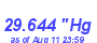 Milwaukee Weather Barometer Low Month