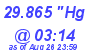 Milwaukee Weather Barometer Low Today