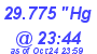 Milwaukee Weather Barometer Low Today