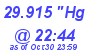 Milwaukee Weather Barometer Low Today