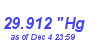 Milwaukee Weather Barometer Low Month