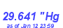 Milwaukee Weather Barometer Low Month