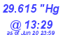 Milwaukee Weather Barometer Low Today