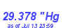 Milwaukee Weather Barometer Low Month