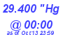 Milwaukee Weather Barometer Low Today