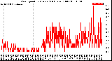 Milwaukee Weather Wind Speed<br>by Minute<br>(24 Hours) (Old)